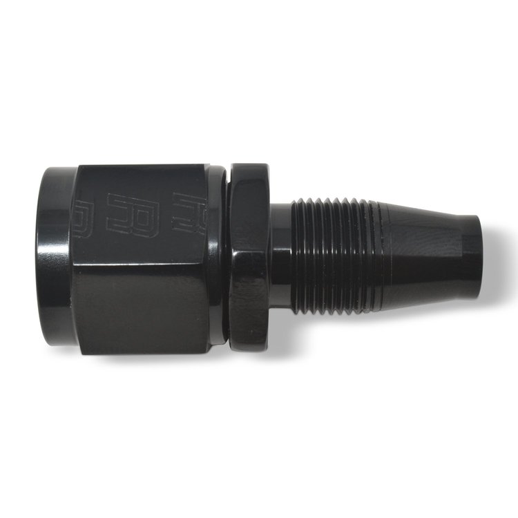 Full Flow Hose End w/o Socket [Black Anodized Mirror Finish]