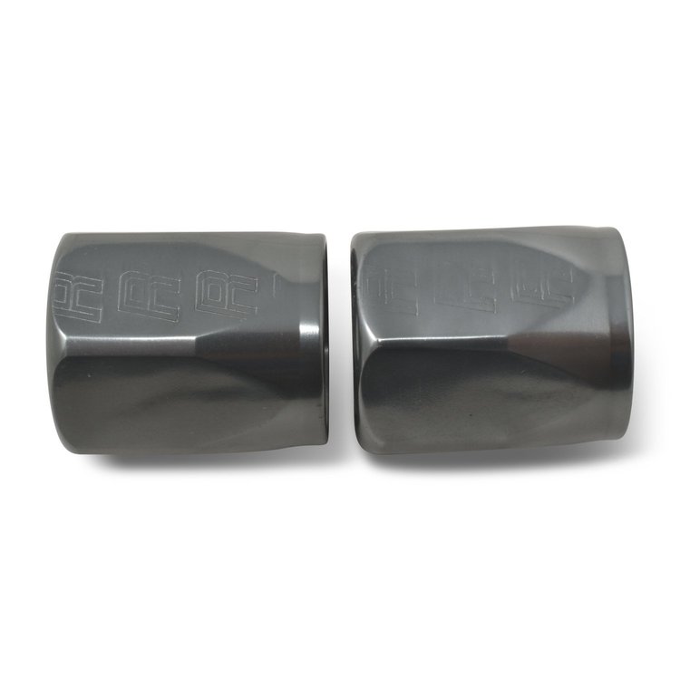 Full Flow Hose End Socket [Gray Anodized Mirror Finish]