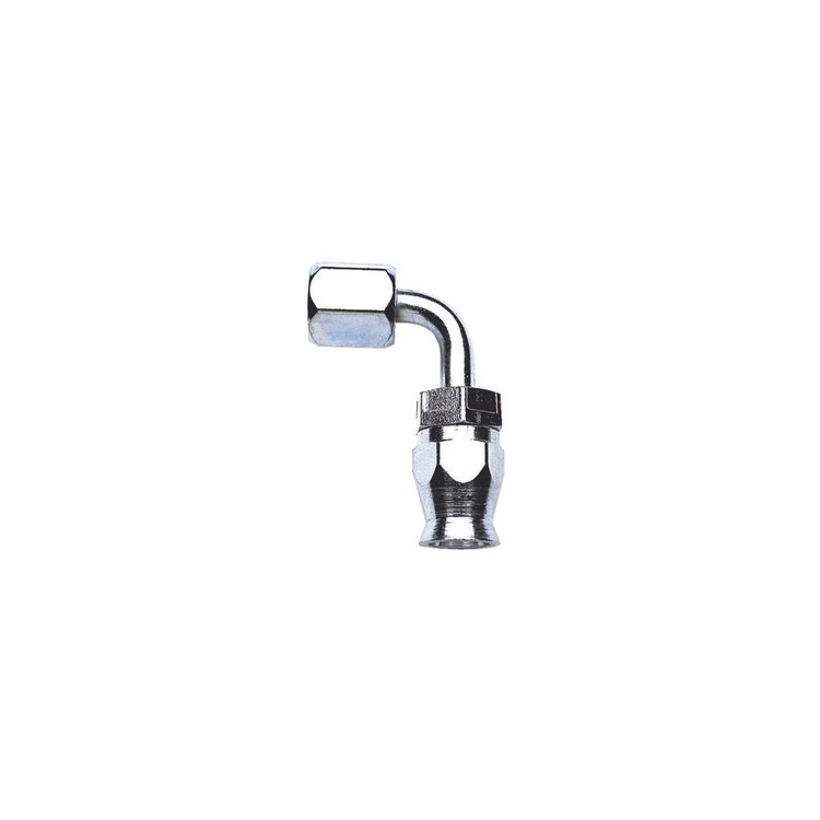 PowerFlex Steel Hose End 90-Degree