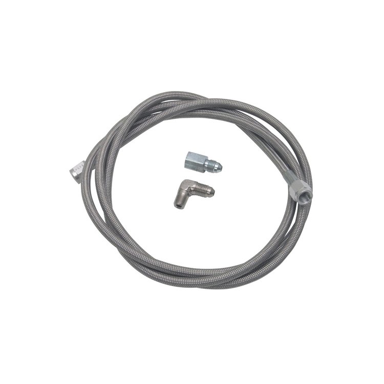 Mechanical Gauge Installation Hose & Fitting Kit -04 AN Hose, 6-foot