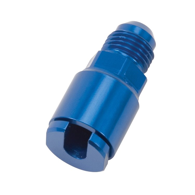 SAE Quick-Connect EFI Adapter Fitting Threaded Cap Screw-On Style