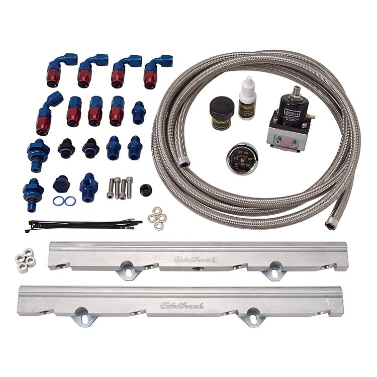 Firewall to Manifold EFI Fuel Plumbing Kit Ford 5.0L passenger car