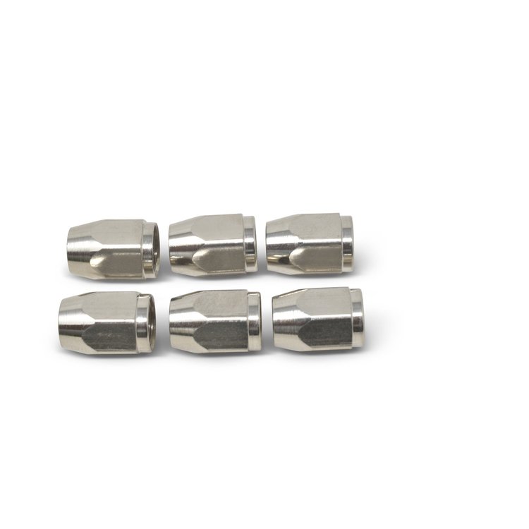 Tube Nut With Integrated Tube Sleeve -03 AN