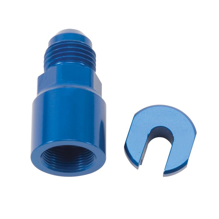 SAE Quick-Connect EFI Adapter Fitting Threaded Cap Screw-On Style