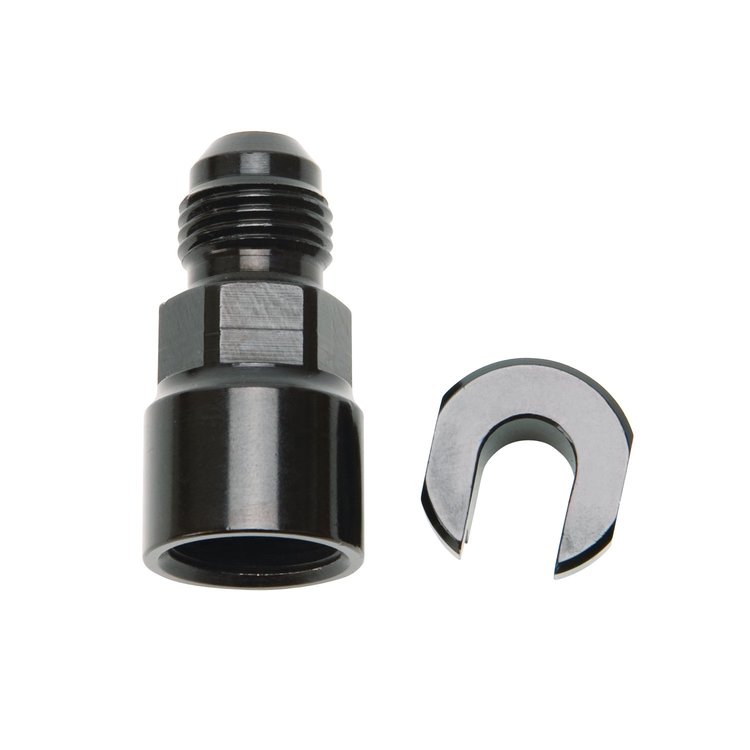 SAE Quick-Connect EFI Adapter Fitting Threaded Cap Screw-On Style