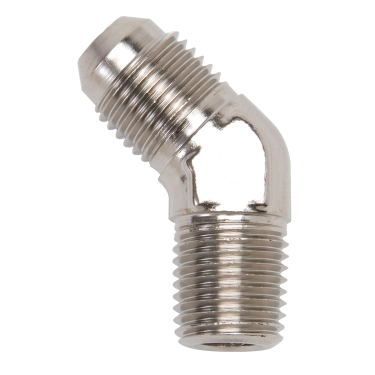 AN to NPT Adapter Fitting 45-Degree