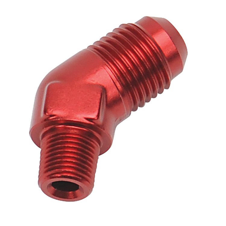 AN to NPT Adapter Fitting 45-Degree