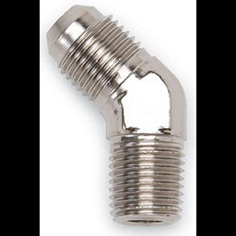 AN to NPT Adapter Fitting 45-Degree