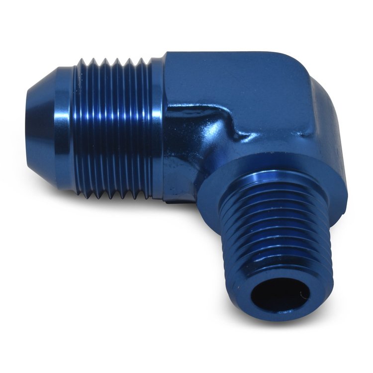 AN to NPT Adapter Fitting 90-Degree