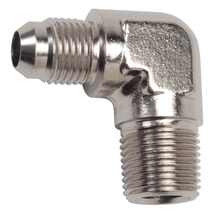 AN to NPT Adapter Fitting 90-Degree