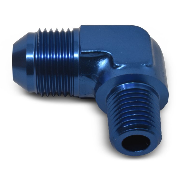 AN to NPT Adapter Fitting 90-Degree