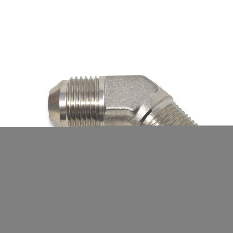AN to NPT Adapter Fitting 45-Degree