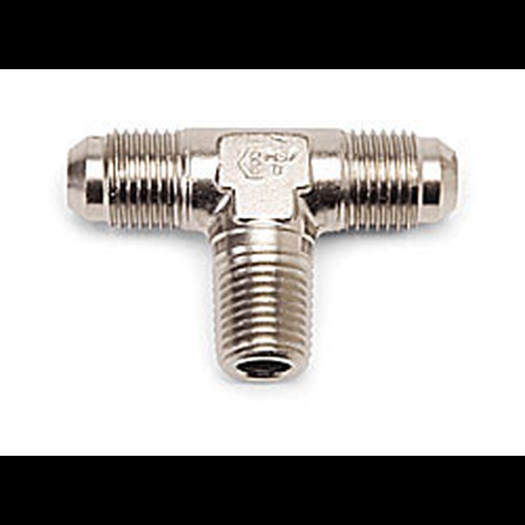 Endura -6AN Male to -6AN Male Run with 1/4" NPT Male Tee Adapter