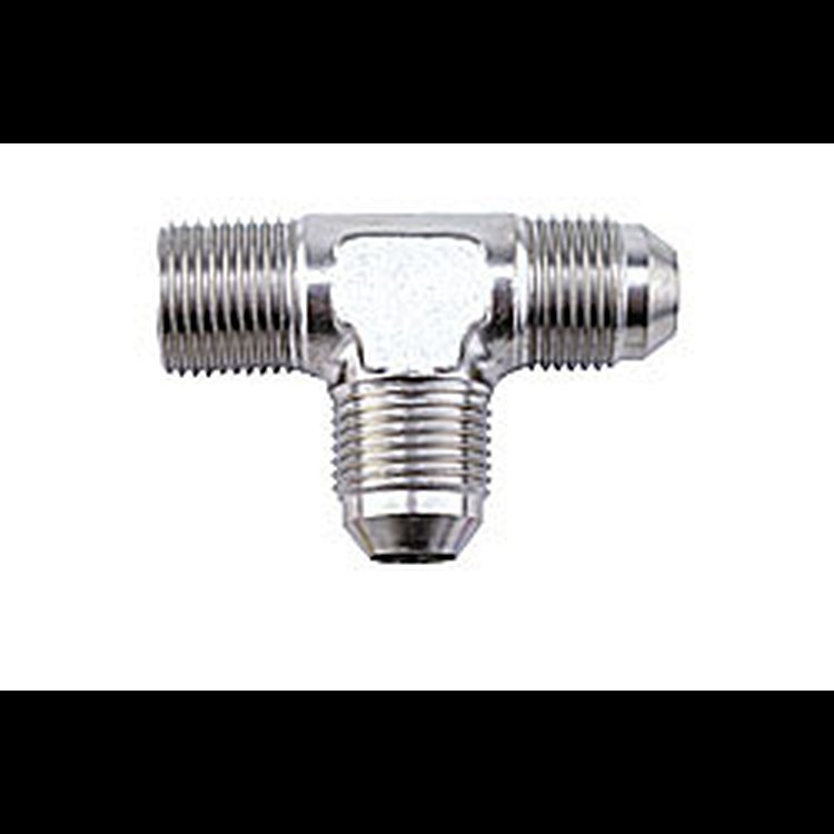 Endura -3AN Male to 1/8" NPT Male with -3AN Male Tee Adapter