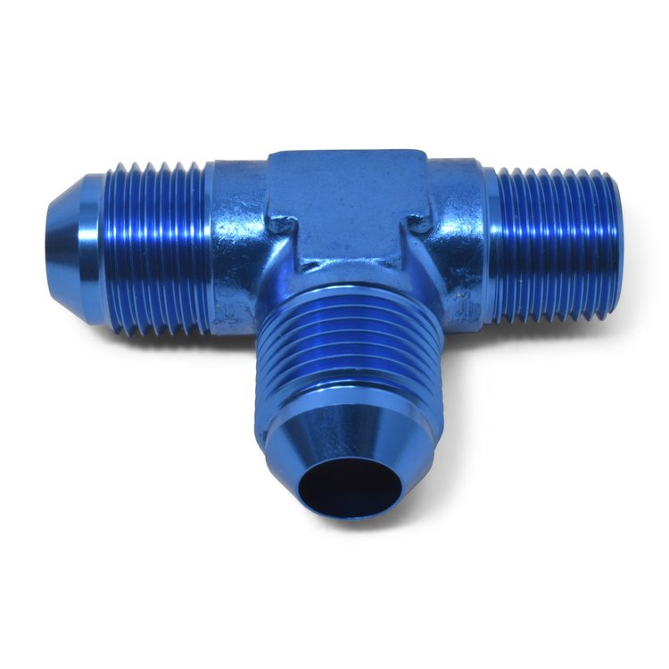 Tee Fitting -04 AN to 1/8" NPT Male Run