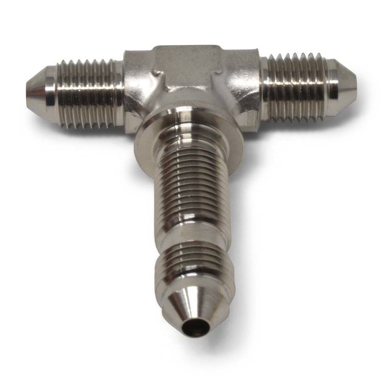 Bulkhead Tee Fitting -03 AN Male