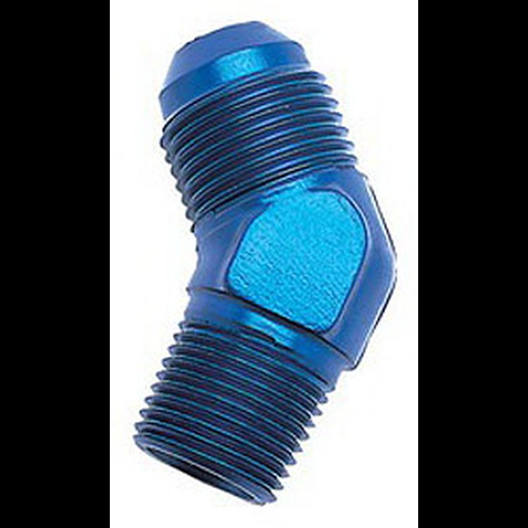 AN to NPT Adapter Fitting 45-Degree