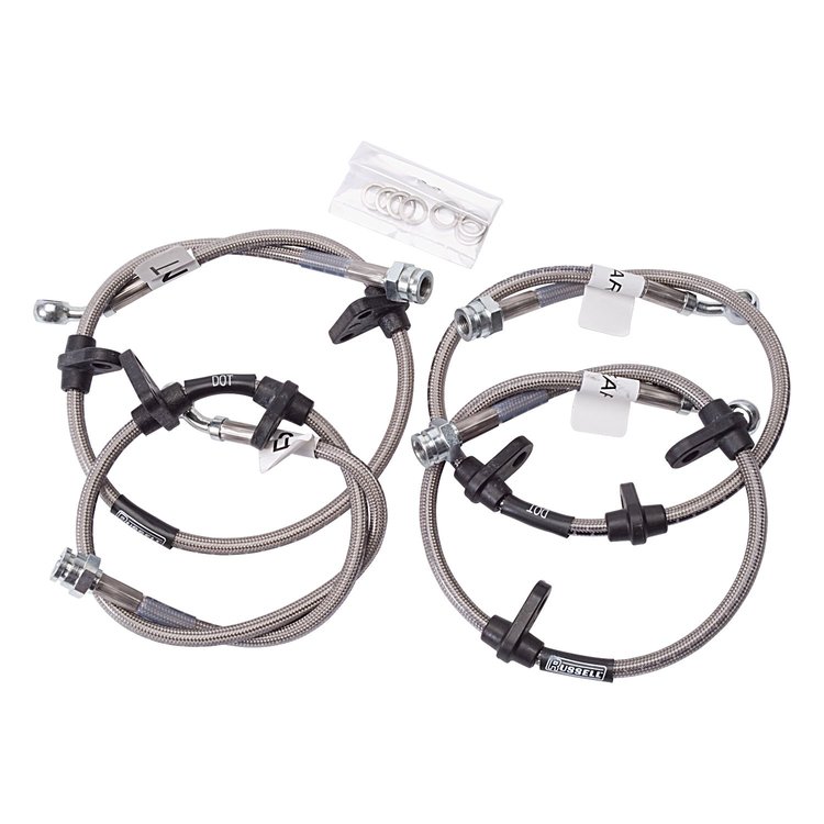Street Legal Brake Hose Kit 1988-91 Civic EX, Si