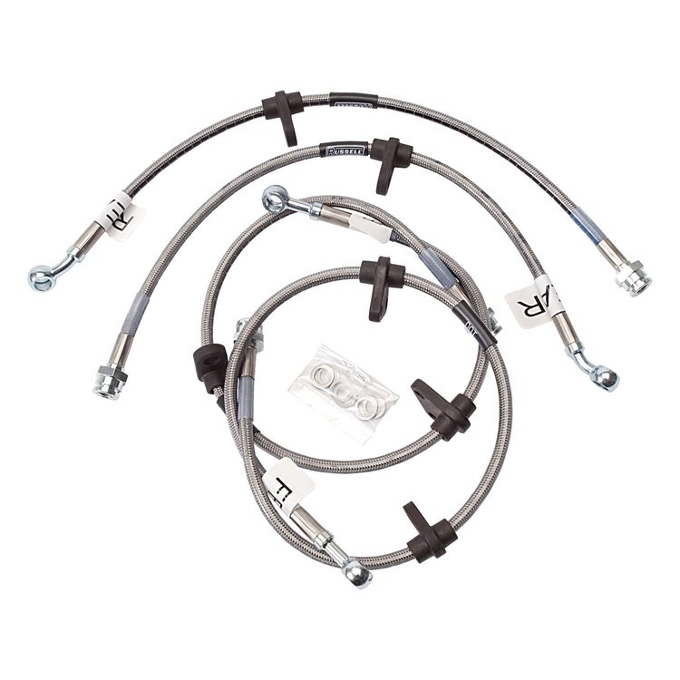 Street Legal Brake Hose Kit 1992-95 Civic, Without ABS