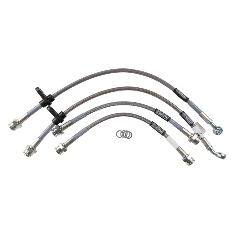 Street Legal Brake Hose Kit 1996-2000 Civic CX/DX/HX (w/Small Front Rotors)