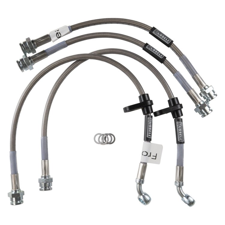 Street Legal Brake Hose Kit 1996-2000 Civic LX/EX (w/Large Front Rotors)