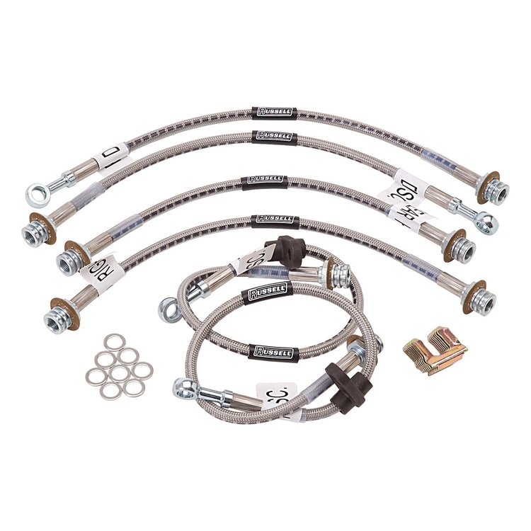 Street Legal Brake Hose Kit 2007-12 Land Cruiser 4WD