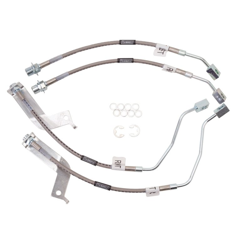 Street Legal Brake Hose Kit 1999-04 Mustang w/Traction Control (except Cobra)
