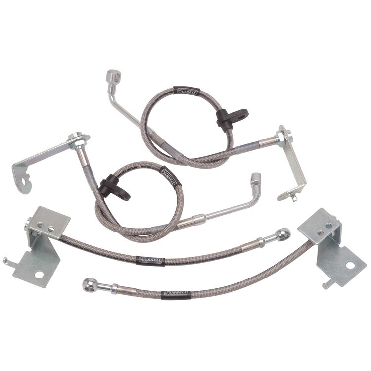 Street Legal Brake Hose Kit 2005-12 Mustang w/ABS