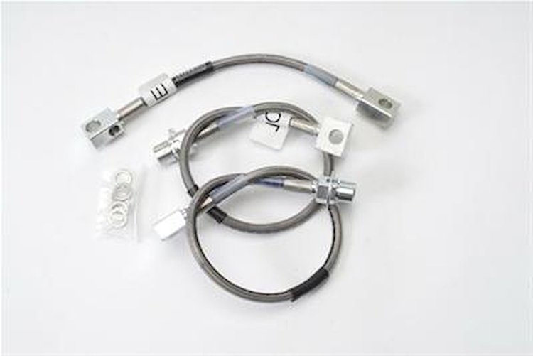 Street Legal Brake Hose Kit 2007-08 Silverado/Sierra WorkTruck Pickup 2WD