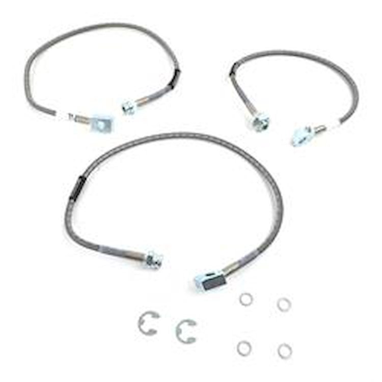 Street Legal Brake Hose Kit 1988-2000 K1500 Pickup 4WD w/4" Lift