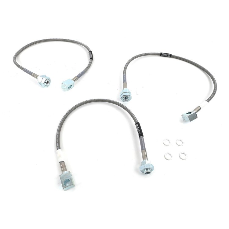Street Legal Brake Hose Kit 1973-78 K10/K20 Pickup/Blazer/Suburban 4WD w/4" Lift
