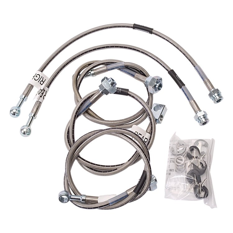 695770 Brake Hose Kit for 2001-2006 Chevy Silverado HD, GMC Sierra HD (Also fits Rancho)