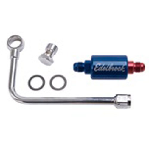 Chromed Steel Fuel Line / Filter Kit fo EPS Carbs.