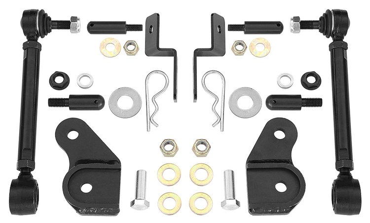 Front Disconnect Sway Bar Link Kit for 2007-2018 Jeep Wrangler JK/Unlimited