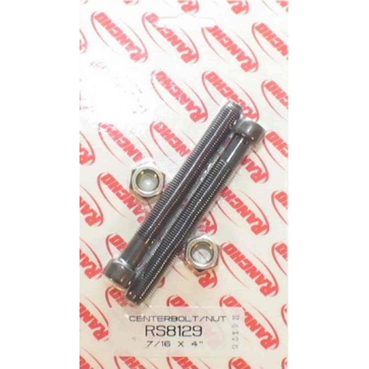 Leaf Spring Center Bolt Set 7/16" x 4"
