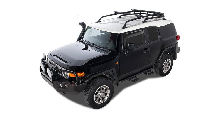 JA1938 Vortex SX Black 2-Bar Roof Rack, 2007-2015 Toyota FJ Cruiser