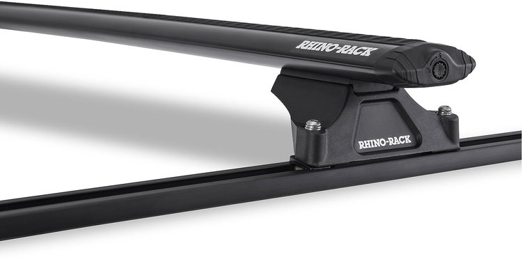 JA8717 Vortex RLTP Trackmount Black 2-Bar Roof Rack, 1999-2007 Ford F350