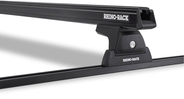 JA8724 Heavy-Duty RLT600 Trackmount Black 1 Bar Roof Rack, 2008-2016 Ford F350