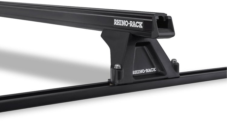 JA8730 Heavy-Duty RLTF Trackmount Black 2-Bar Roof Rack, 1991-1997 Toyota Previa
