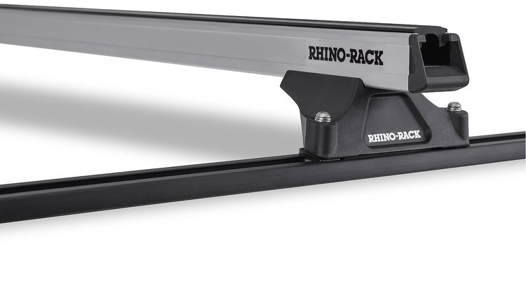 JA8742 Heavy-Duty RLTP Trackmount Silver 2-Bar Roof Rack, 1989-1994 Suzuki Sidekick