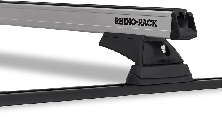 JA9831 Heavy-Duty RCL Trackmount Black 2-Bar Roof Rack, Select Nissan Titan