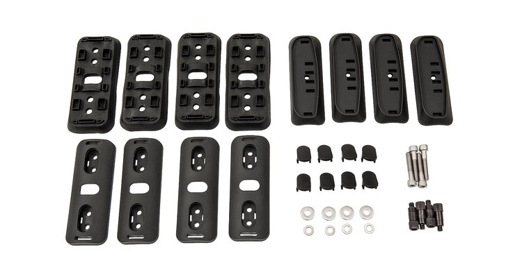 RCP46-BK RCP Roof Rack Base Kit, 2008-2016 Subaru Impreza, 4 Sets, Used w/RC And RV Roof Rack Systems.