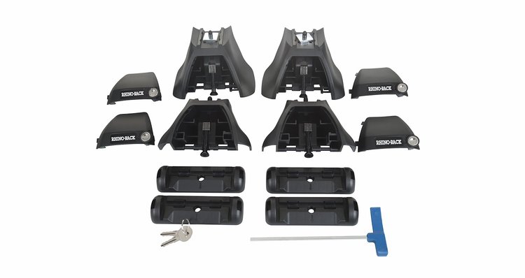 RLKVA Leg Kit, 2012-2019 Land Rover Range Rover Evoque, 4 pc., Cross Bars Not Included, For Use w/Vortex 2500 Crossbars