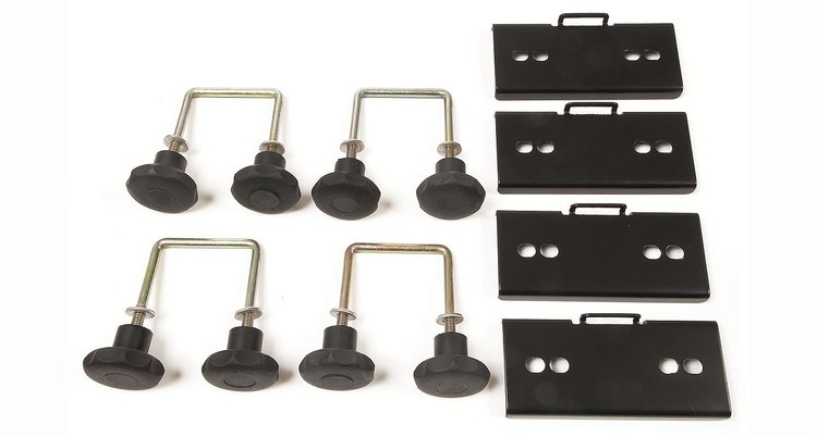 RUBK-MF Cargo Box Fitting Kit, Mounts MasterFit Luggage Boxes To Heavy-Duty Cross Bars