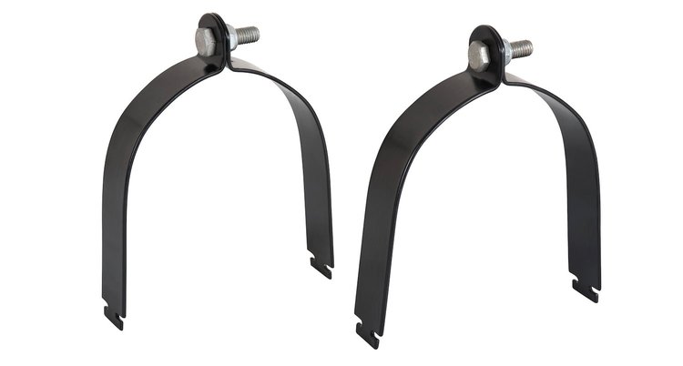SPC4 Vortex Pipe Clamps, Galvanized Steel, 4 pc., 4 in.
