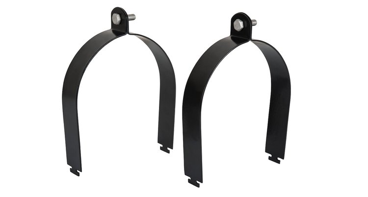 SPC6 Vortex Pipe Clamps, Galvanized Steel, 4 pc., 6 in.