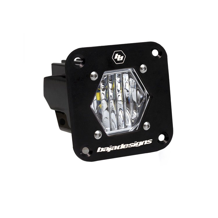 S1 Black Flush Mount Auxiliary Light Pod [Universal]
