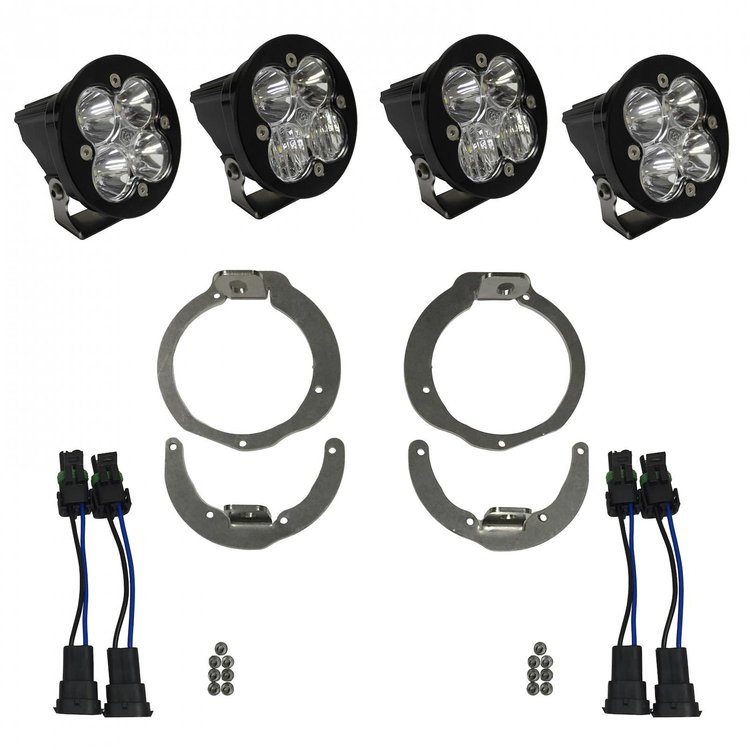 Squadron-R Sport Headlight Kit for 2013-2016 Can-Am Maverick; 2011-2016 Renegade