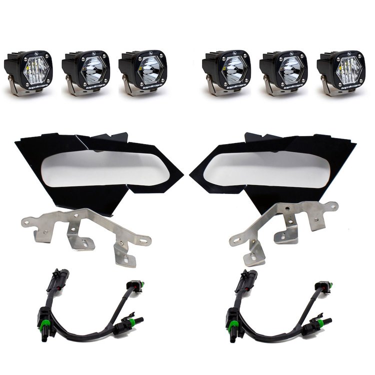 S1 Triple LED/Laser Headlight Kit for 2017-2021 Can-Am Maverick X3