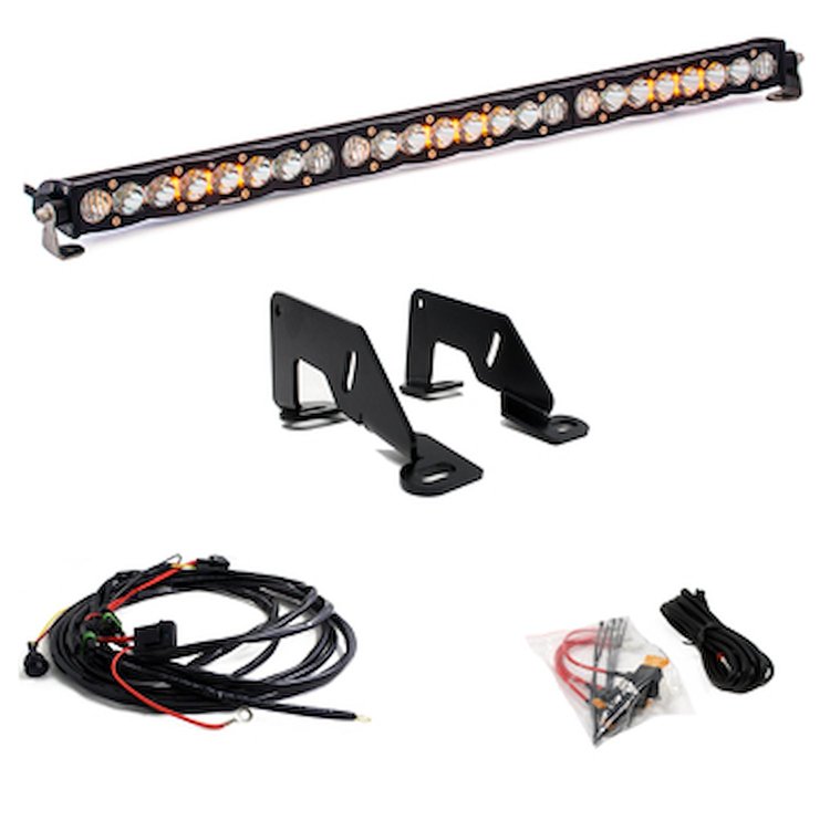 S8 30 in. Roof Mount Light Bar Kit for 2020-2021 Polaris RZR Pro XP; 2022-2022 Polaris RZR Turbo R